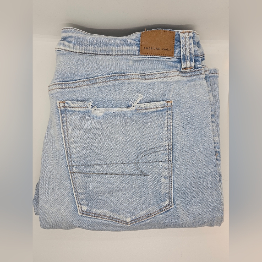 American Eagle Super High Rise Flare size 18 R